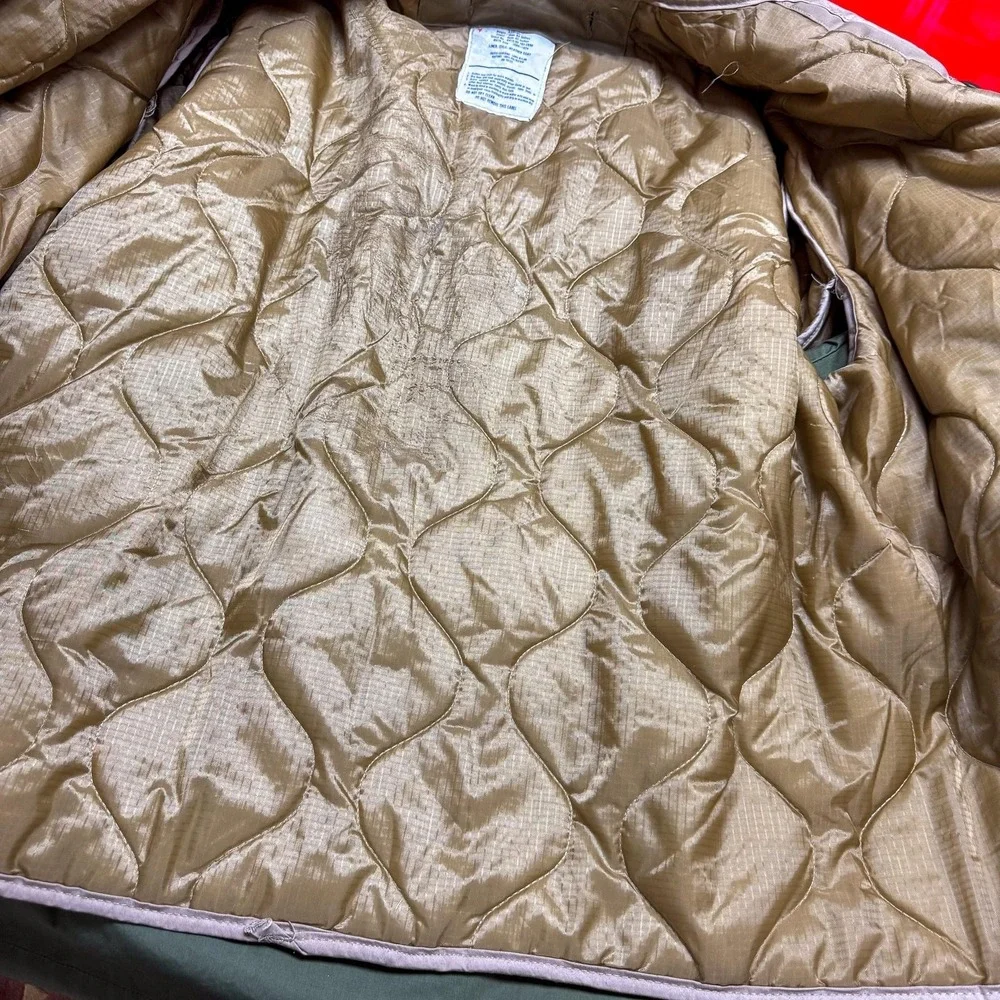 Vintage Cold Weather Coat‎ Mens XLT Woodland Camo With Cold Weather Coat Liner